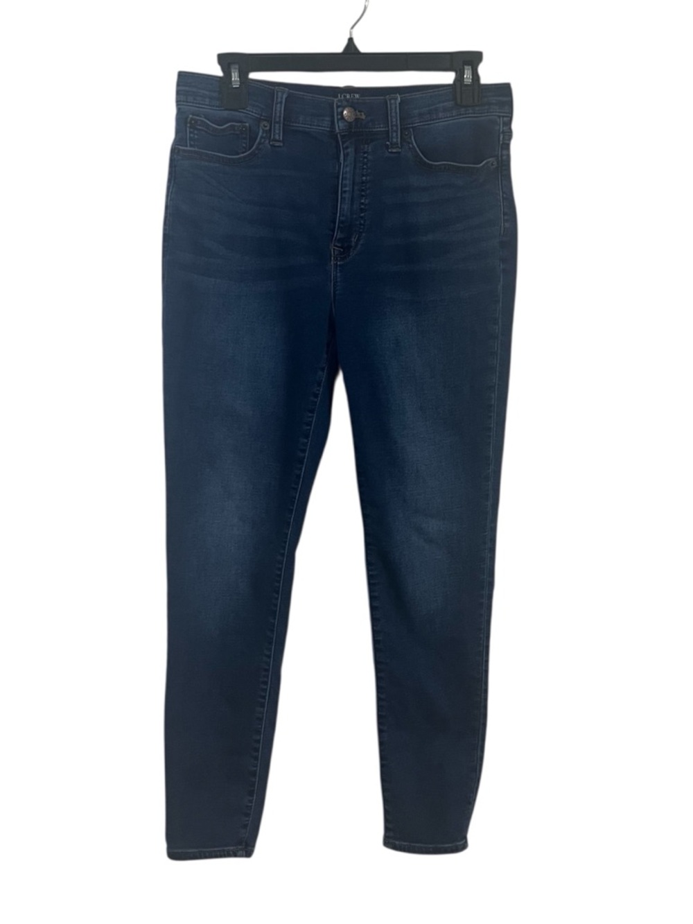 J.Crew Womens Dark Wash 9” High Rise Skinny Denim Jeans Size 32